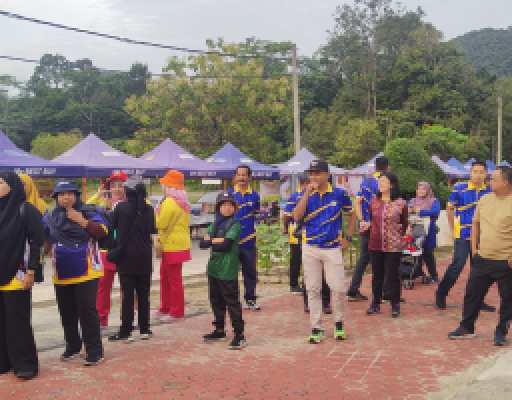 PENYERTAAN KAKITANGAN MPKANGAR DI DALAM PROGRAM ''JOM SIHAT BERSAMA'' DI WANG KELIAN SEMPENA PEMBUKAAN SEMULA ARKED NIAGA @ BUSINESS POINT, WANG KELIAN, PERLIS.