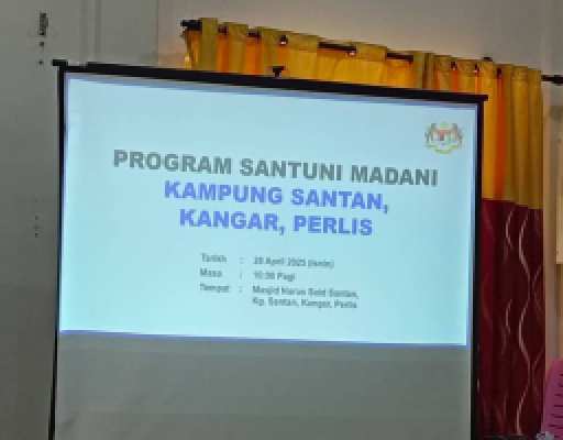 PROGRAM SANTUNI MADANI KAMPUNG SANTAN, KANGAR, PERLIS