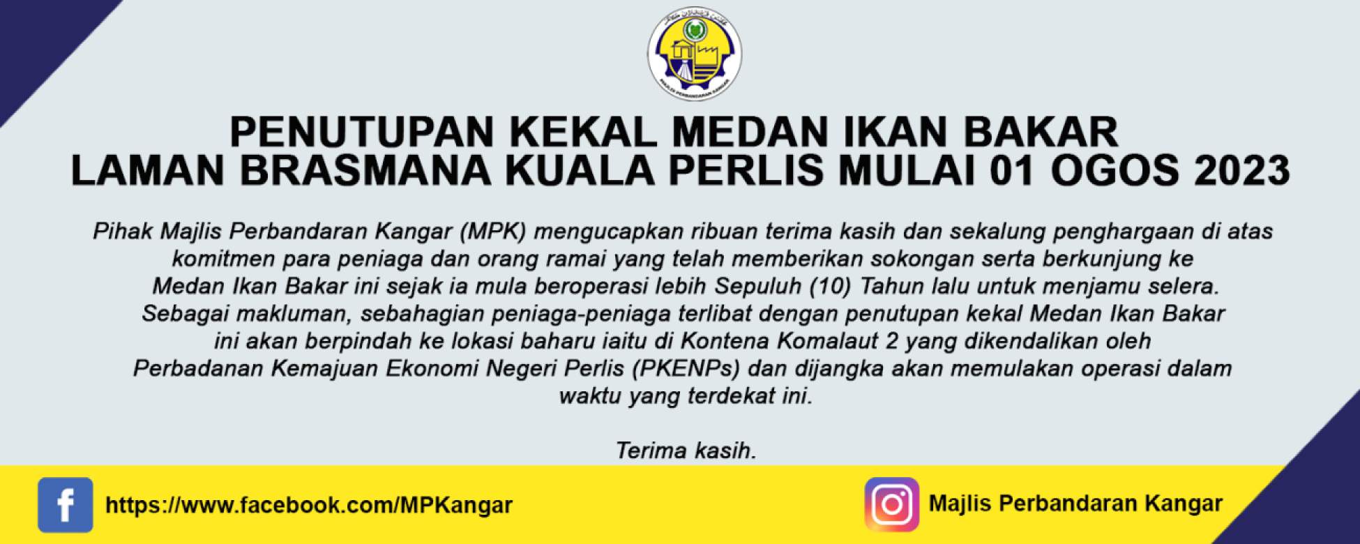 BANNER HEBAHAN PENUTUPAN KP